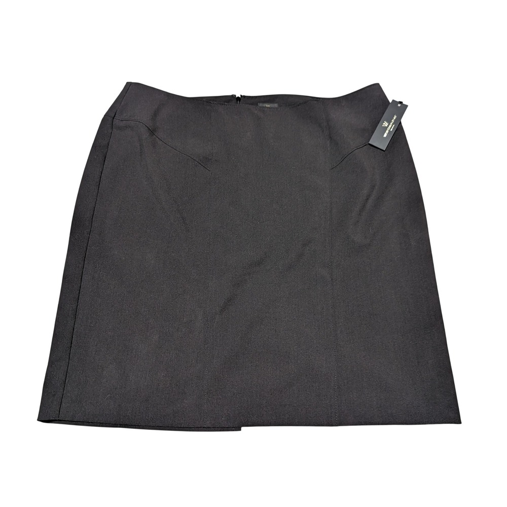 Worthington Woman Skirt Women 18W Black Pencil Knee Length Professional Business